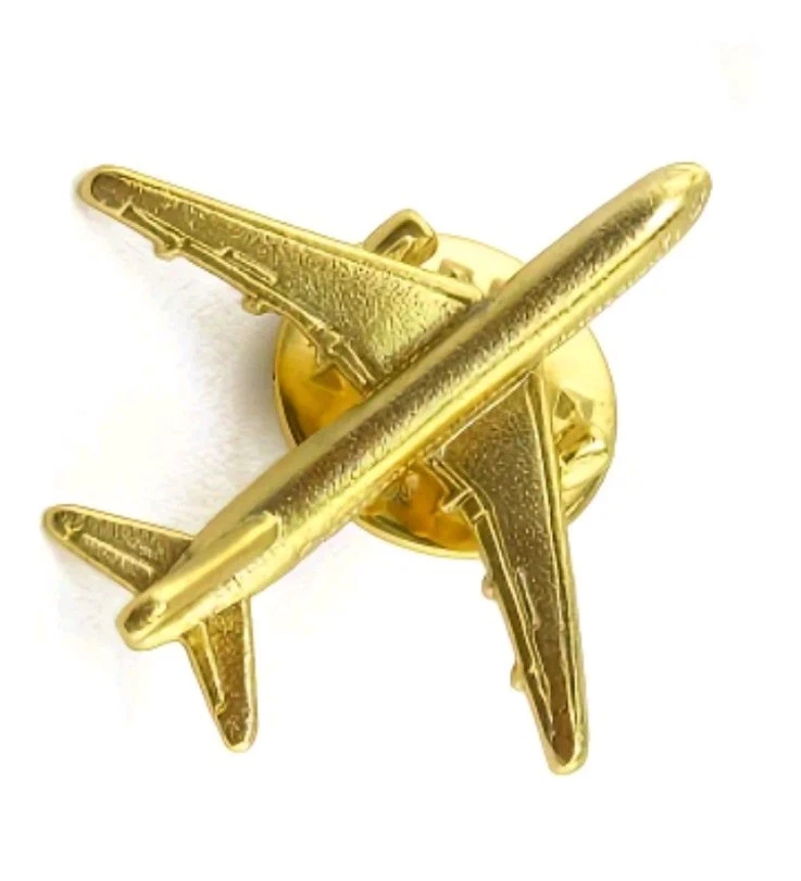 Pin Flugzeug Passagierflugzeug Pilot Flugpilot Anstecker Badge - Bild 1 von 4