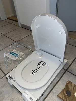 Tellkamp WC-Sitz für Duravit-WC ME by Starck Weiß TK7100 neu mit Absenkautomatik