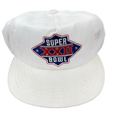 Vintage Washington Redskins Hat Cap Snapback Super Bowl XXII Champions 90s USA