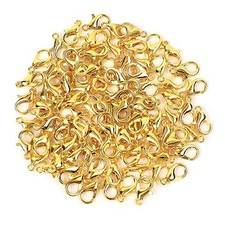 100 Pcs Jewelry Lobster Clasps for Necklace Bracelet DIY Jewelry Making