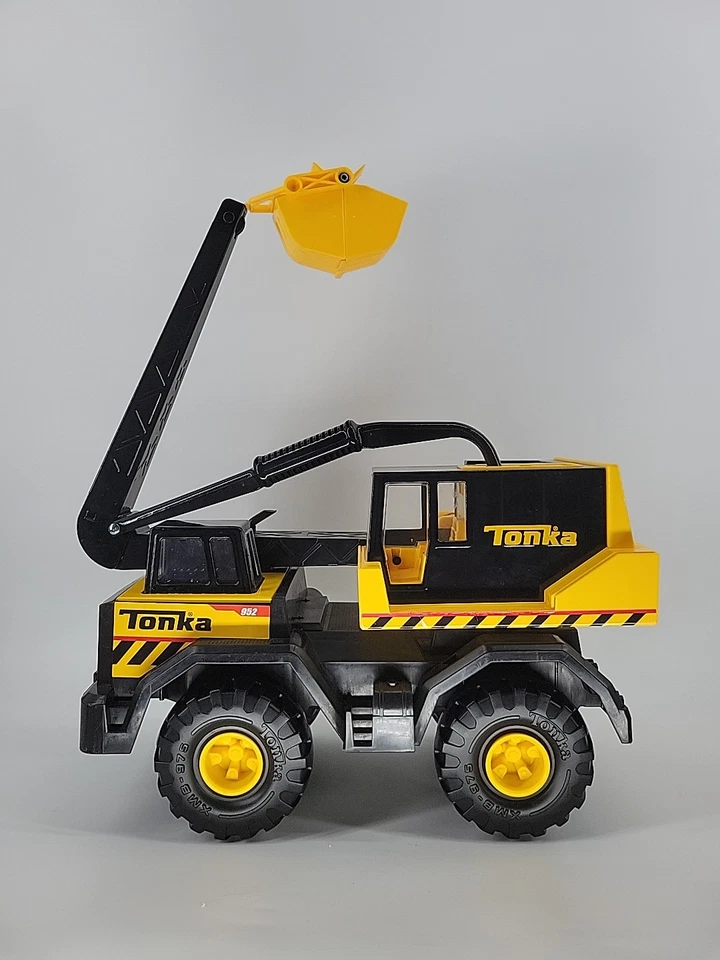 Tonka XMB-975 Mighty Crane Shovel Digger (952) - 2022 金属塑料 17"x 12"x8 — 第 2/4 张图片