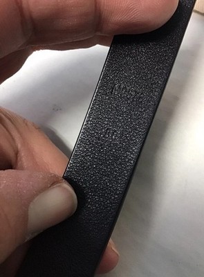 Louis Vuitton LV Black Leather M9578 Belt with Buckle SZ 80/32 | eBay