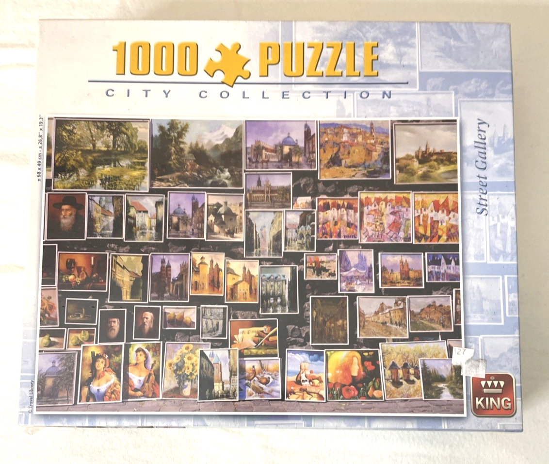 *STREET GALLERY* JIGSAW PUZZLE BY KING PUZZLES NEW & SEALED