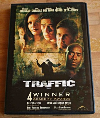 Traffic, 2000 (DVD) Michael Douglas, Catherine Zeta-Jones, Benicio del Toro