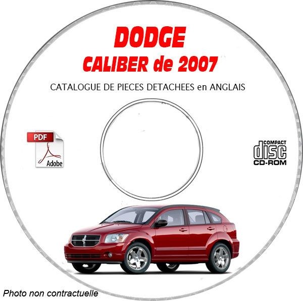 Caliber 07 catalogue pieces CDROM Dodge anglais pour ordinateur de bureau