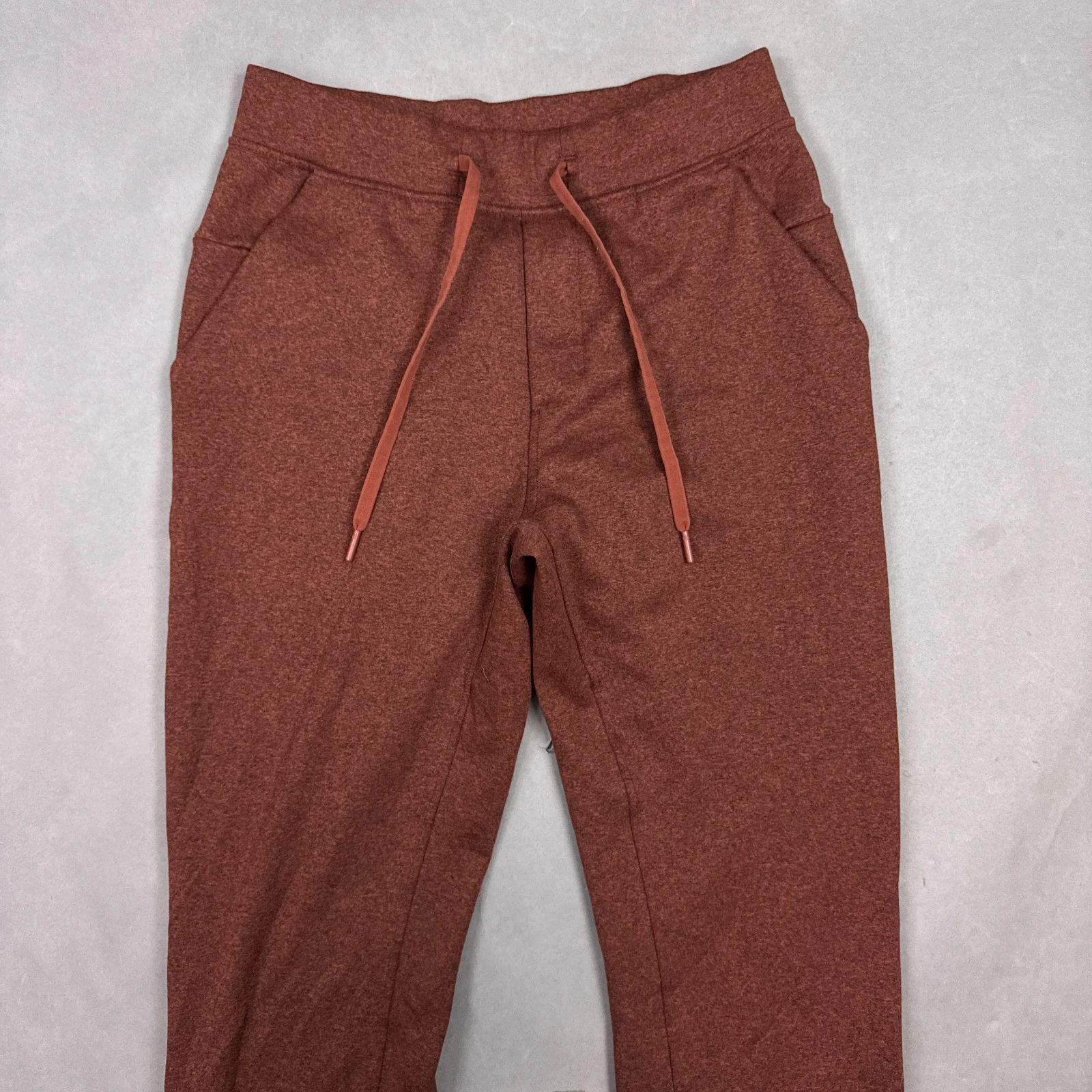 Lululemon Pants Mens Small Orange Joggers City Sweat Thermo Run Train Sweatpants
