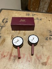 Pair Baty Dial Test Indicator Gauge Clock Type Micrometer In Original Box