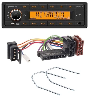 Continental 1DIN DAB MP3 AUX USB Autoradio für Mercedes E-Klasse W124 S-Klasse W - Bild 1 von 4