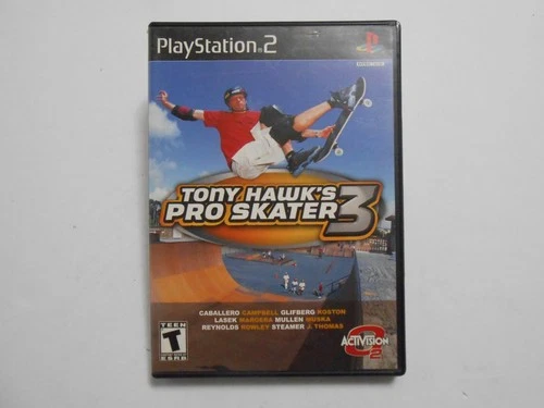 Tony Hawk's Pro Skater 3 Sony PlayStation 2 PS2 Complete w/ Manual Black Label