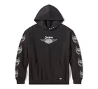 HARLEY DAVIDSON x DICKIES WINGED HORSESHOE BLACK HOODIE LARGE 96090-26VX