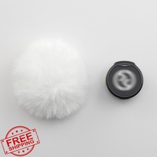 LEFXMOPHY White Furry Windscreen for Hollyland Lark M2 Transmitter