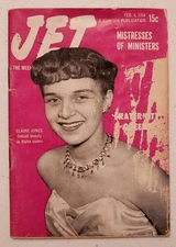 Jet Magazine February 4 1954 Mistresses of Ministers~1950s Black History~Fashion