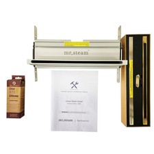 Mr Steam 104480BB Linear 16" Steamhead w/Aroma Therapy Reservoir - Brush Bronze