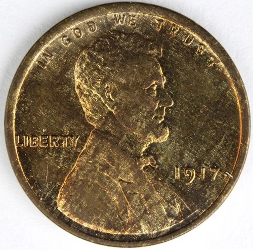 1917 Lincoln Wheat Cent Penny BU UNCIRCULATED