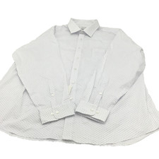 Calvin Klein Men's Wrinkle Free Shirt, White, M 15-15.5 36/37
