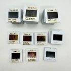 Vintage Metallurgical Coke & Carbon Microscope Slides - 59 pcs Kaiser, Tar, FSI