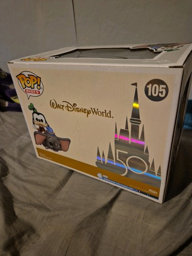 Disney 50th Anniversary Dumbo with Goofy Pop Rides #105 Vinyl Figure Funko - Picture 4 of 4