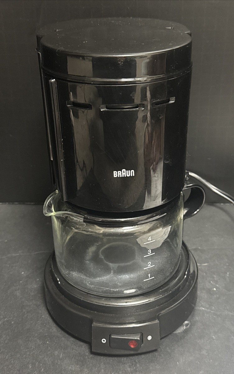 Braun Aromaster 4 Cup Black Coffee Maker Filter KF12B 3075 Tested | eBay