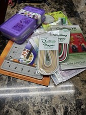 New Lot Of Quilling Kits, And Supplies, Tools,Book