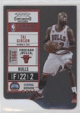 2010-11 Playoff Contenders Patches Silver Die-Cut 107/299 Taj Gibson #71 0xy0