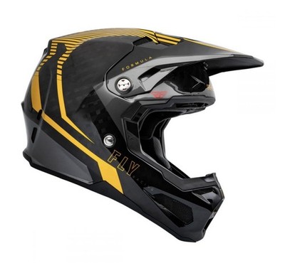 Fly Racing Formula Carbon Tracer Helmet XS Gold/Black