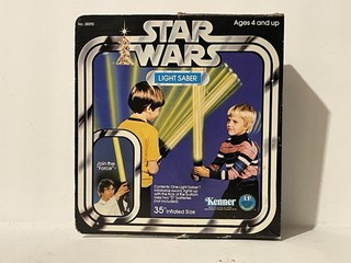 1977 Vintage Star Wars Inflatable Lightsaber MIB in Box Kenner