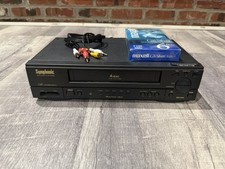 VINTAGE Symphonic SL240C 4-Head VHS VCR Video Cassette Recorder-TESTED/WORKS