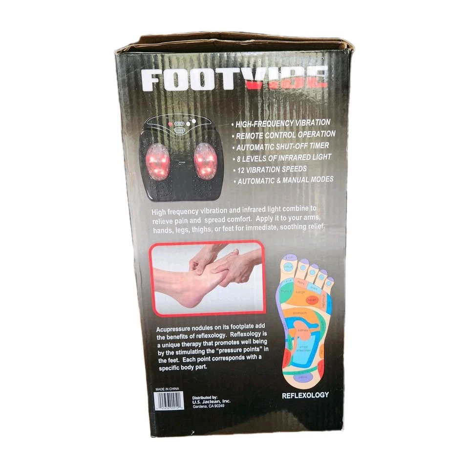 FOOTVIBE NEVER OPENED BRAND NEW Multi-Purpose Vibration Massager(Infared Light) - Image 3 of 4