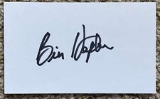 Bill Hepler signed card - 1966 Mets