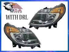 For 2014-2022 Ram Promaster Left Right Front Headlight With DRL LH-RH Set