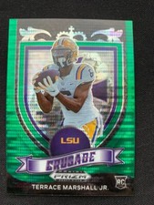 Terrace Marshall JR 2021 Panini Prizm Draft Picks Crusade GREEN PULSAR /25 RC