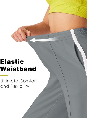 Women Wide Leg Baggy Sweatpants Flowy Comfy Drawstring Joggers Casual Pants - Imagen 18 de 37