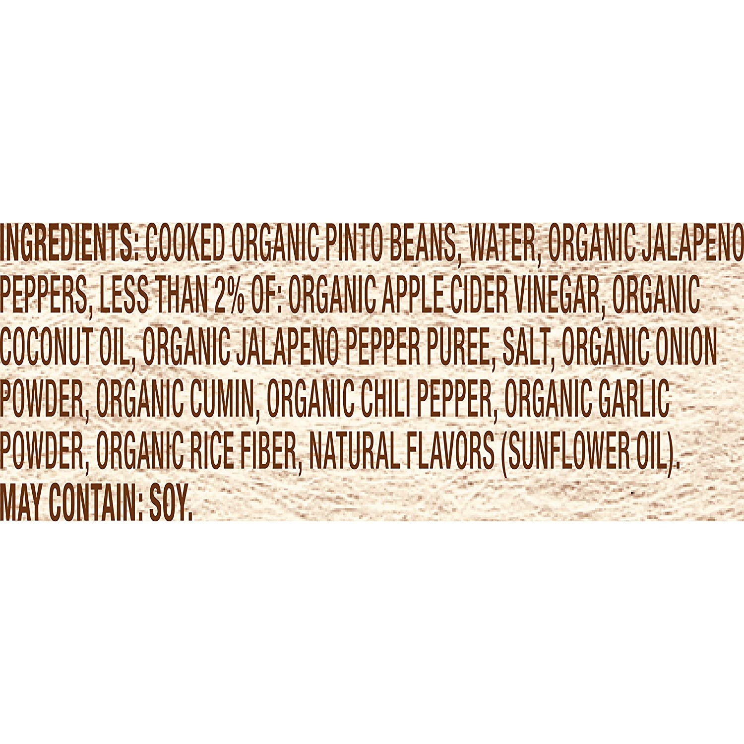 Rosarita Organic Spicy Jalapeno Refried Beans 16 Oz. Pack of 12