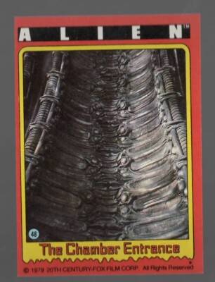 1979 Topps Alien THE CHAMBER ENTRANCE #48 Pack Fresh NM