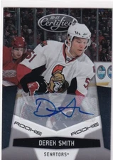 2010-11 PANINI CERTIFIED DEREK SMITH ROOKIE AUTOGRAPH /799