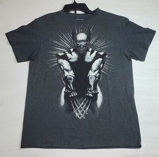 X-Men Marvel Comic Wolverine Logan T-Shirt Size M Gray Black and White Claws