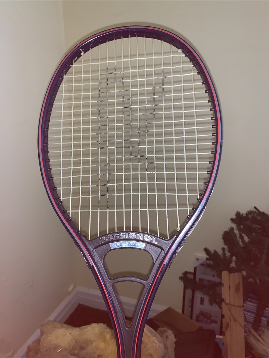 raqueta de tenis rossignol mats wilander - Acheter Matériel ancien d'autres sports sur todocoleccion