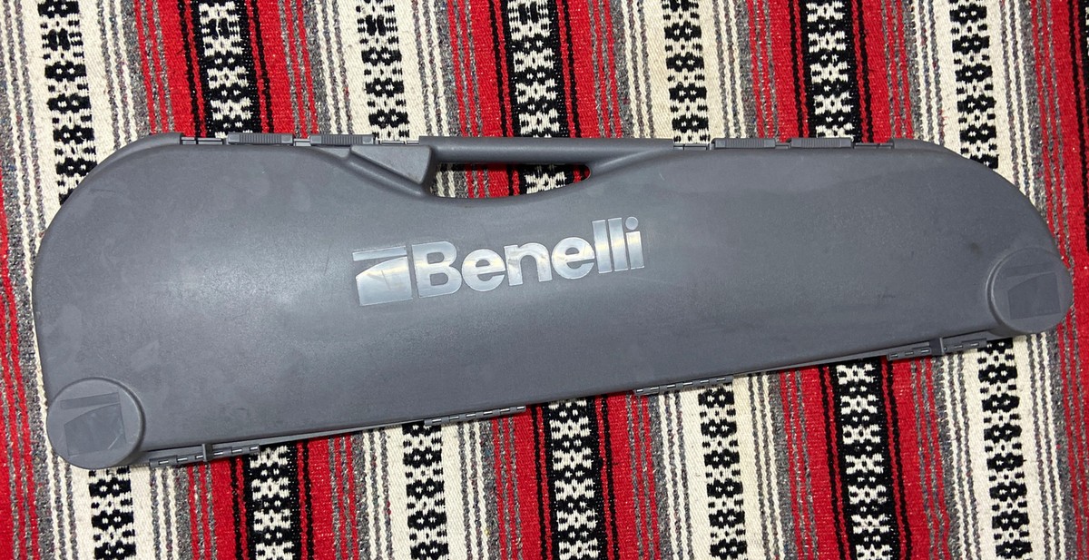 BENELLI Hard Shotgun Transport Carrying Case, Foam Insert Gray