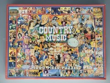 White Mountain Country Music 1000 Piece Puzzle 24"x30" 550 -RARE- NEW SEALED