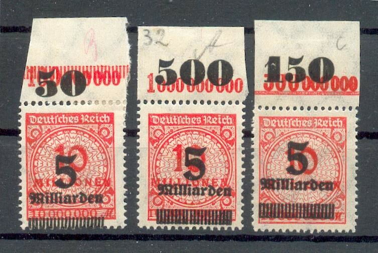 Dr-Infla Opd Szczecin 334A Plate a-C Folded IN Upper Edge, Else MNH Mint (G7