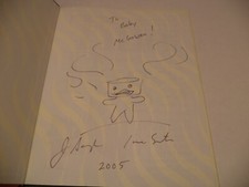 THE STINKY CHEESE MAN AND OTHER FAIRLY STUPID TALES SCIESZKA SIGNED DRAWING