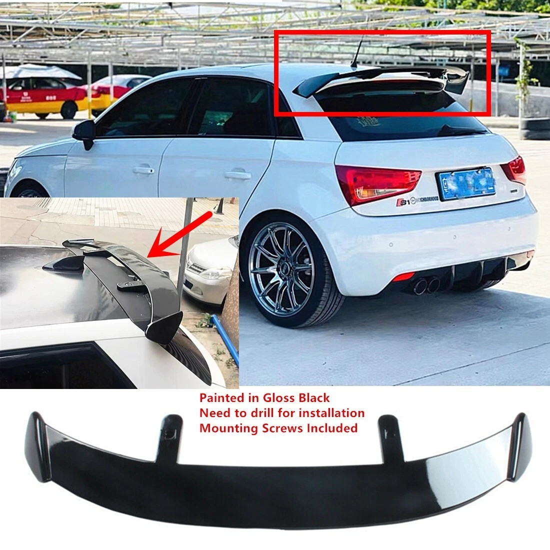 Audi a1 rear spoiler deals