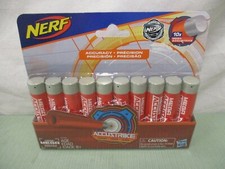 Nerf Refill Dart 10 Pack Accustrike series New MEGA Red grey gray pew pew