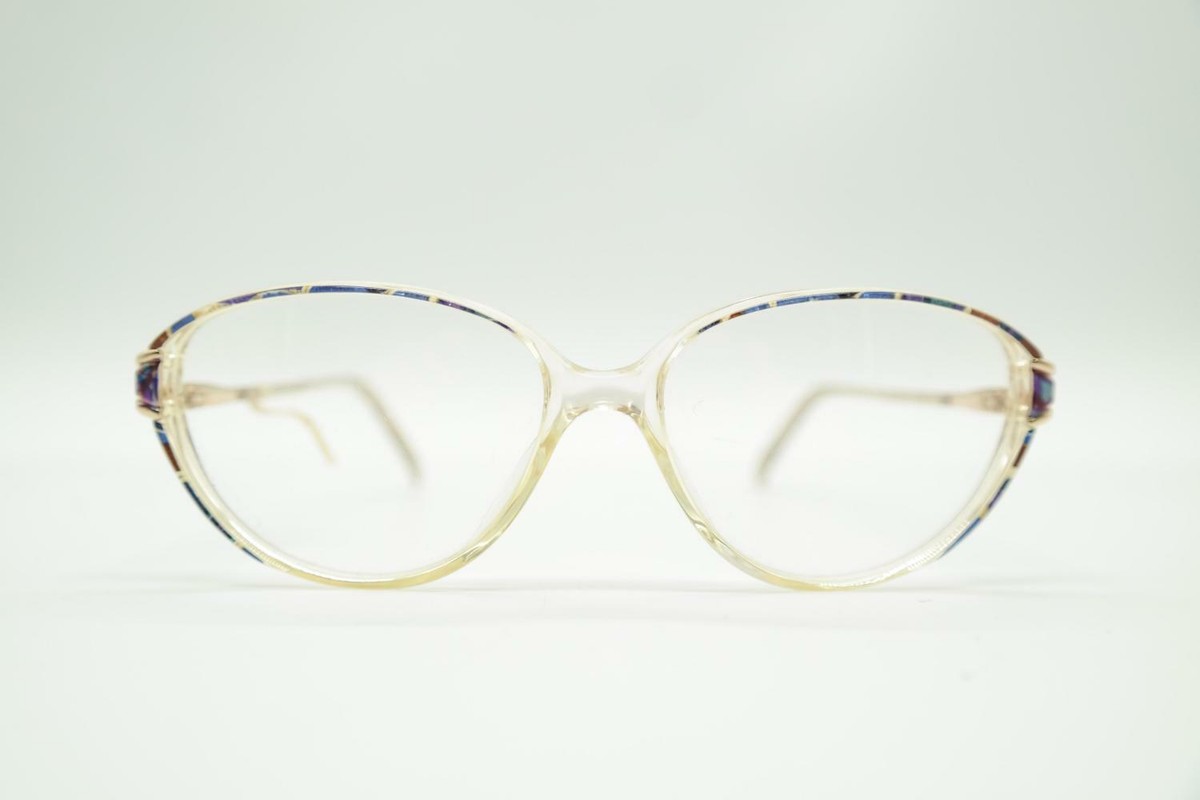 Monture De Lunettes Vintage Sting 5041 Multicolore Transparente Ovale - Neuf Sans étiquette, NOS, Allemagne