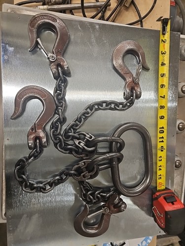 CAMPBELL QOSL 7.5 X 4.75 C0-2  2 18.5 9/32 WELDED 4 Leg Chain Sling Self-Locking