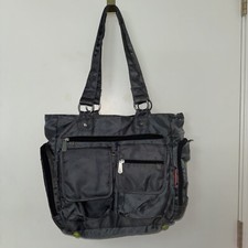 Fisher-Price Fastfinder Deluxe Fashion Diaper Tote Olive/Green Nylon-New No Tags