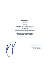 Paul Blackthorne Signed Autographed ARROW Pilot Episode Script COA VD