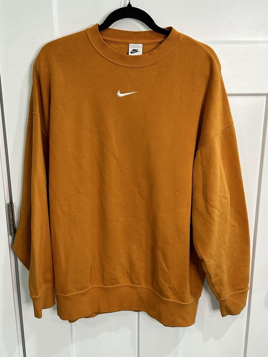 nike crewneck sweatshirt orange