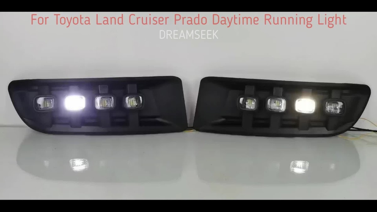 LED DRL For Toyota Land Cruiser Prado 2003-2009 Daytime Running