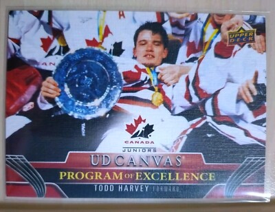 Todd Harvey UD Canvas POE - Team Canada - Upper Deck Series 2 2023-24 NHL